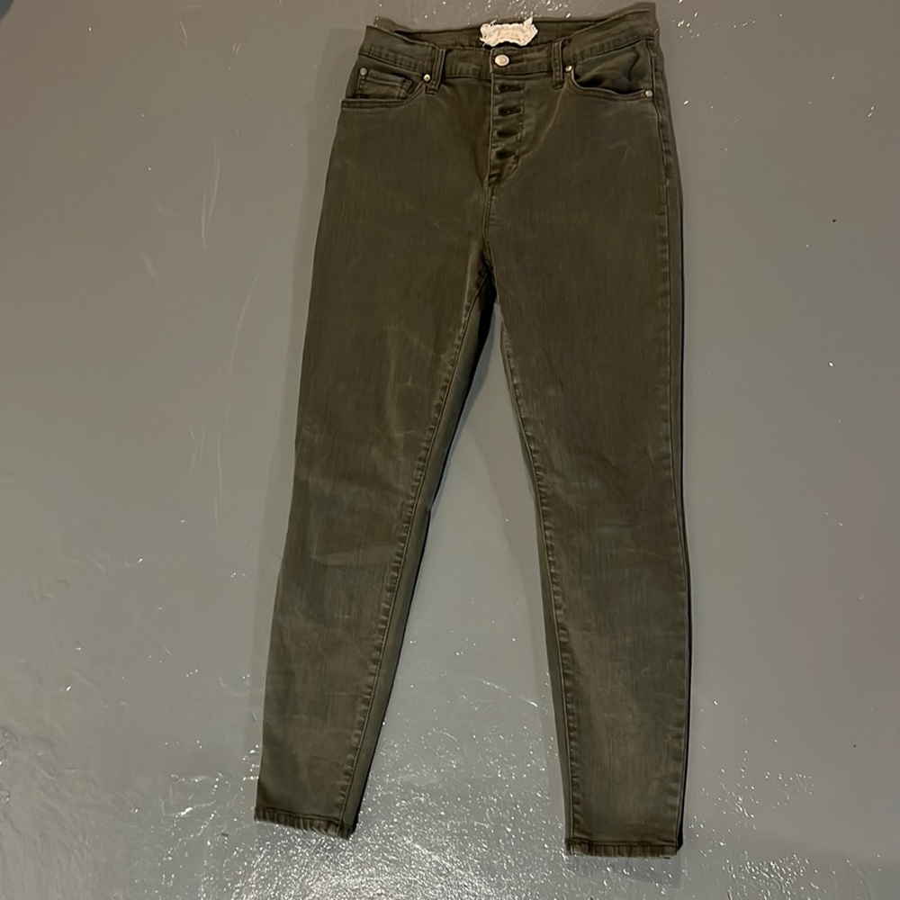 Green jeans